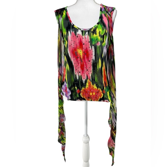 ALBERTO MAKALI / Colorful Tank Top / Medium - Picture 5 of 9